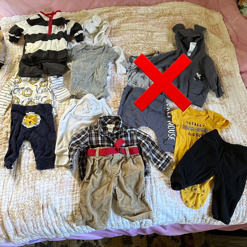 Baby boy 0-3 month clothes
